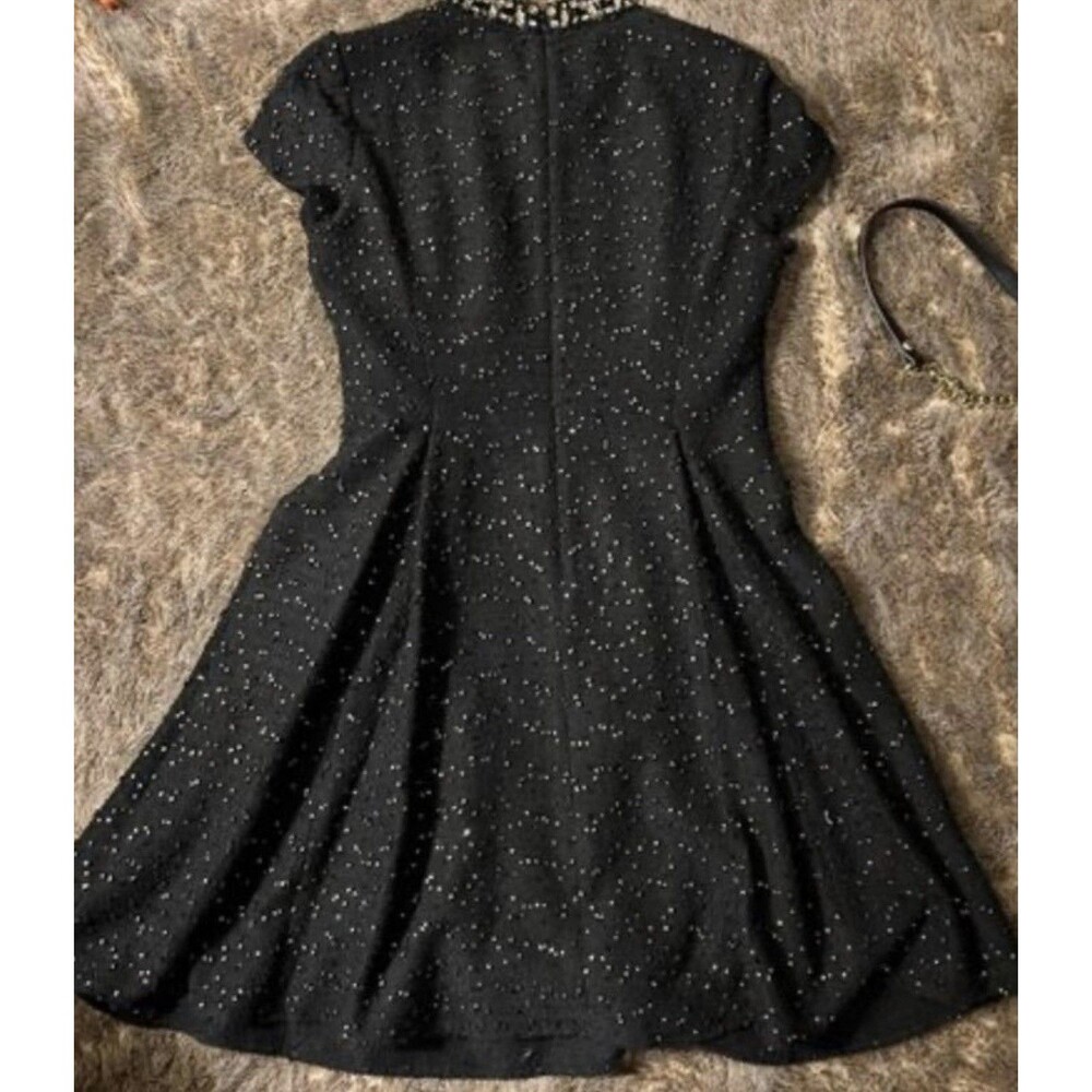 Vince Camuto dress size 14, Black with Stoned collar Party dress new year - Picture 10 of 10